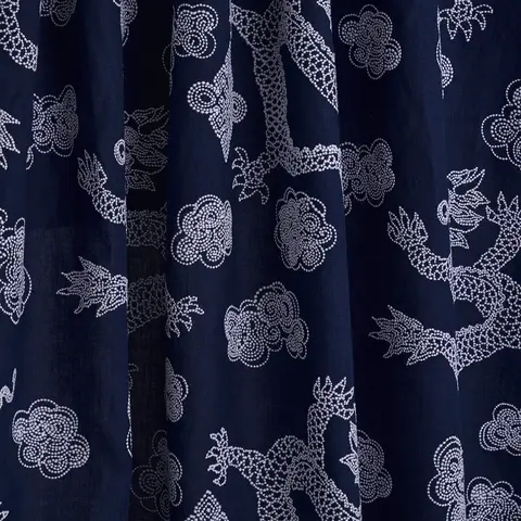 DRAGON EMBROIDERY_ NAVY