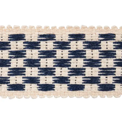 CRAWFORD CHECK TAPE MEDIUM_ INDIGO
