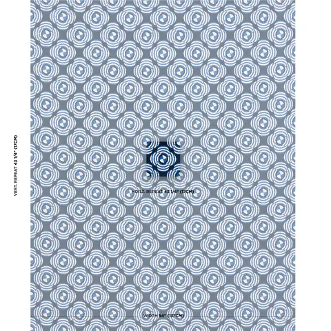 LE MODERNE CUT VELVET_ COBALT