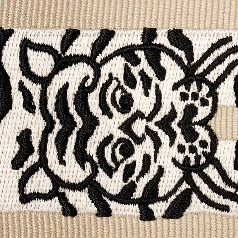 LE TIGRE EMBROIDERED TRIM_ NEUTRAL