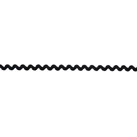 RIC RAC TAPE SMALL_ BLACK
