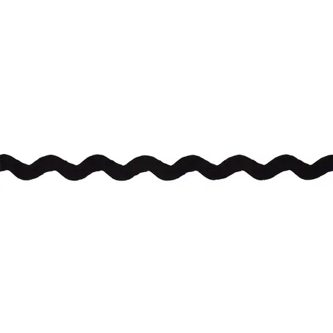 RIC RAC TAPE LARGE_ BLACK