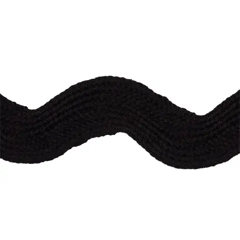 RIC RAC TAPE LARGE_ BLACK