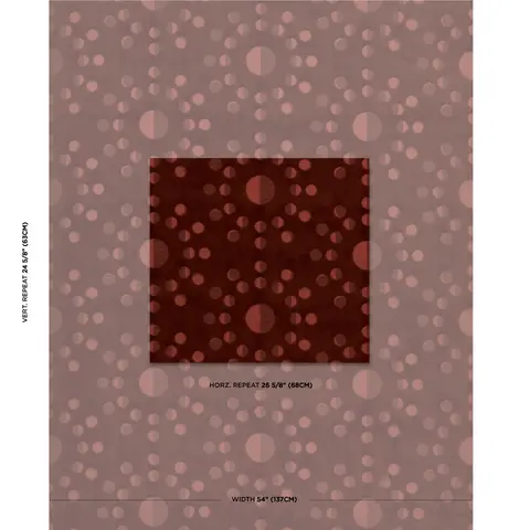 MOON PHASE VELVET_ RED