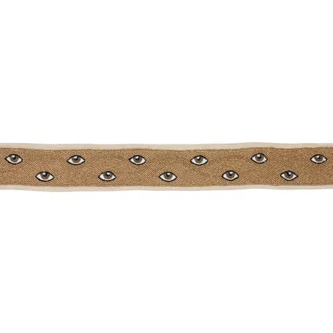 MIND'S EYE BEADED TAPE_ BROWN & GOLD