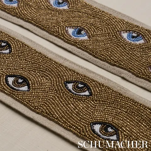 MIND'S EYE BEADED TAPE_ BROWN & GOLD