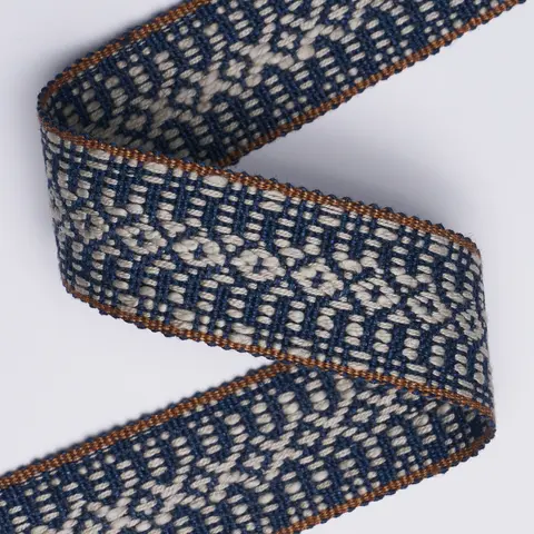 HELENA LINEN COTTON TAPE_ INDIGO