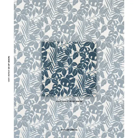 MIRAMAR INDOOR/OUTDOOR VELVET_ CADET