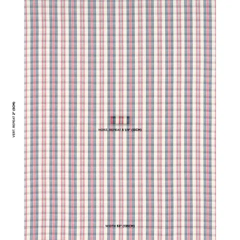 FONDA HAND WOVEN PLAID_ ROUGE & NAVY