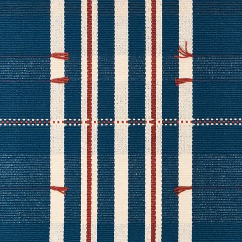 REMMY HAND WOVEN STRIPE_ INDIGO