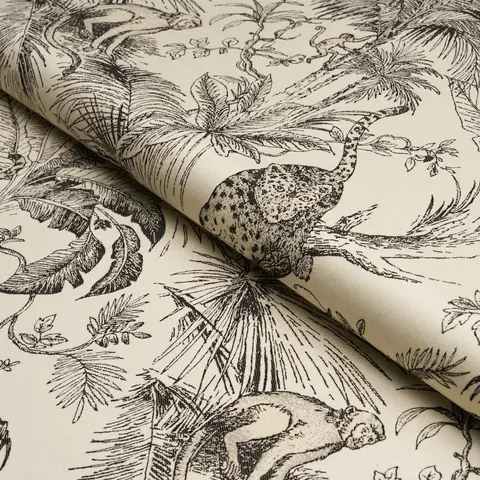 FOREST CANOPY_ BLACK & IVORY