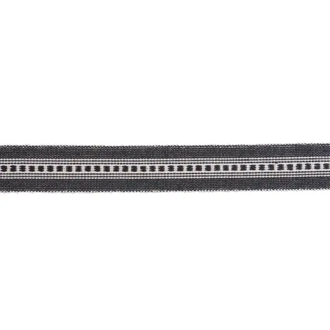 LUBECK TAPE NARROW_ CHARCOAL
