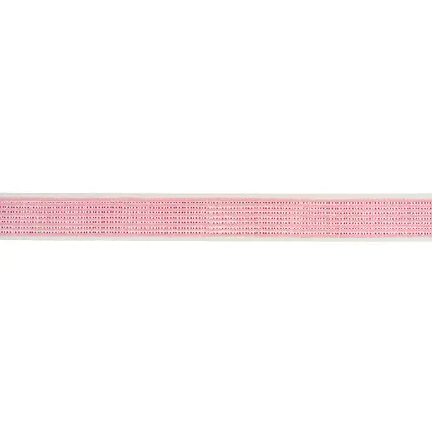 STRIPE & DOT HAND BLOCK TRIM_ PINK