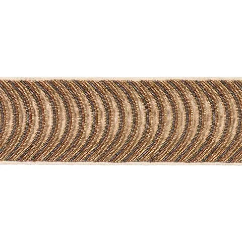 Ziegfeld Hand Beaded Tape - Gilt Trims