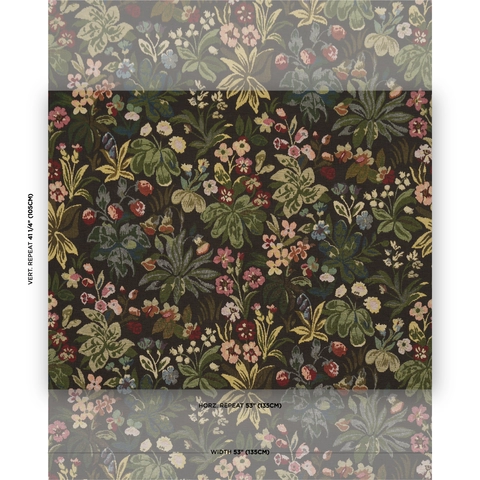 FLOWER GARDEN TAPESTRY_ MULTI