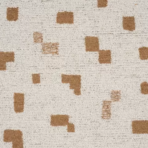 BENI WOOL CHENILLE_ IVORY & OCHRE