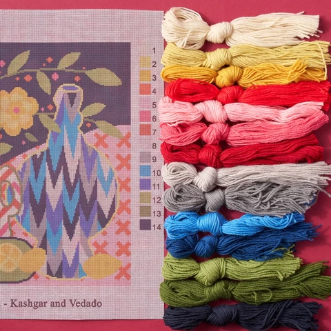 Kashgar & Vedado Needlepoint Kit_ MULTI