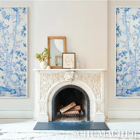 Brighton Pavilion Art Panel - L_ BLUE