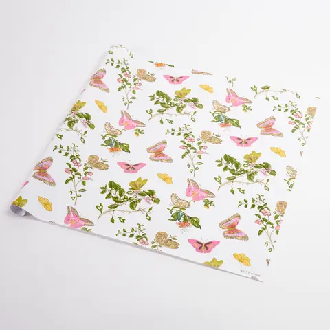 Baudin Butterfly Wrapping Paper_ BLUSH