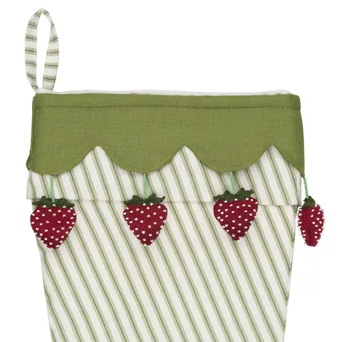 Strawberry Jam Stocking_ GREEN