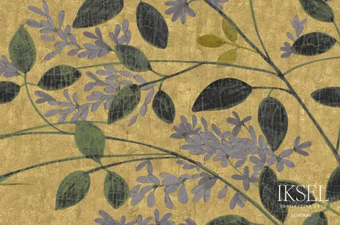 JAPANESE MEADOW_ CRACKLED GOLD