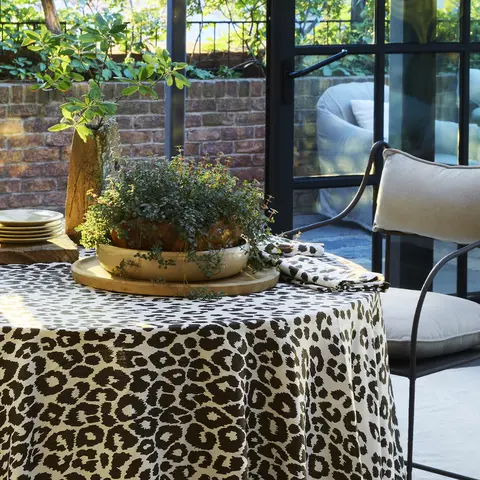 Iconic Leopard Tablecloth_ CINDER