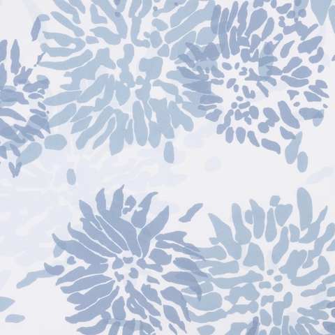 Chrysanthemum Fitted Sheet_ BLUE