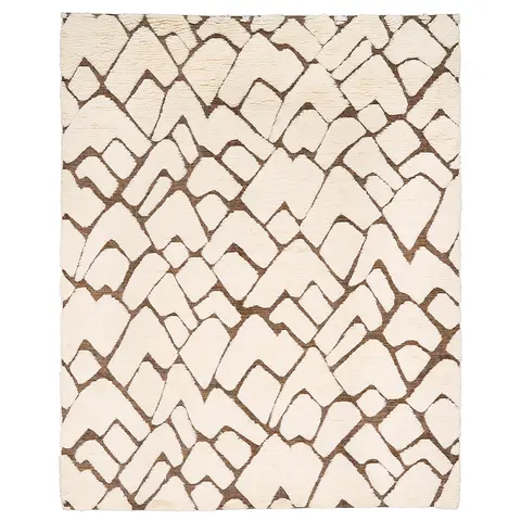 Zimba Rug_ IVORY & BROWN