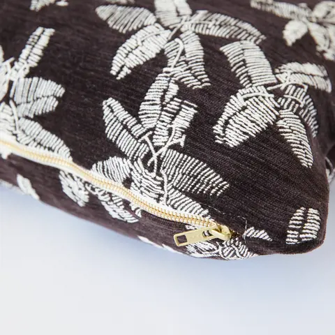 Hibiscus Pillow_ PLUM