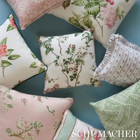 Summer Hydrangea Pillow_ BLUSH