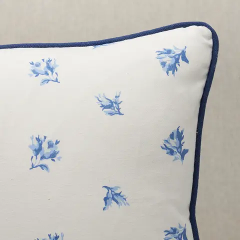 Margie Floral Pillow_ PORCELAIN
