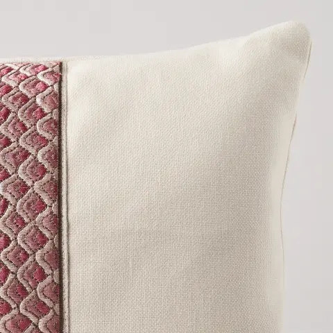 Sunrise Embroidery Pillow_ PINK