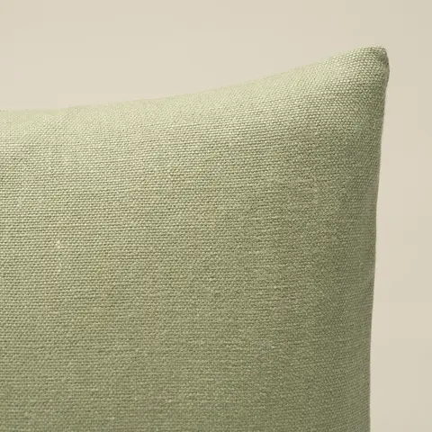 Jumi Stonewashed Linen Pillow_ SAGE