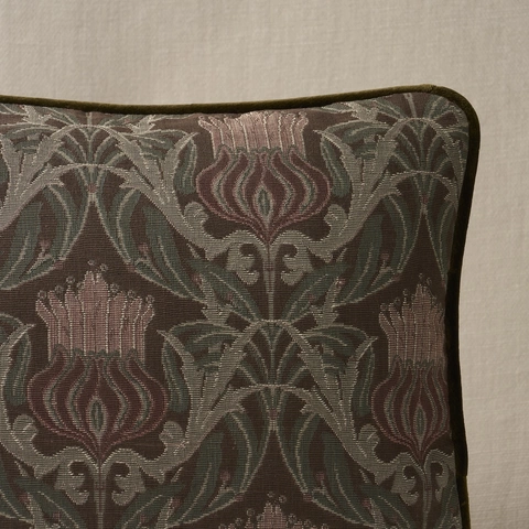 Rowallan Trellis Pillow_ CHOCOLATE
