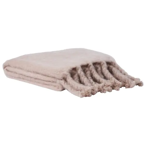 Rauma Mohair Throw_ SAND