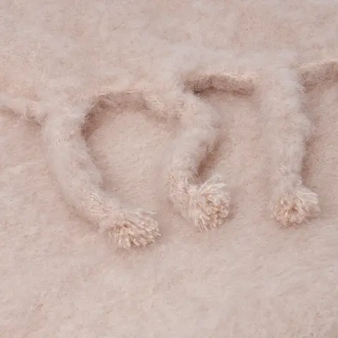 Rauma Mohair Throw_ SAND