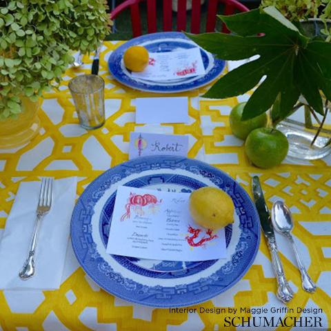 Zanzibar Trellis Chintz