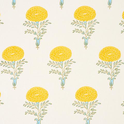 Marigold Hand Block Print