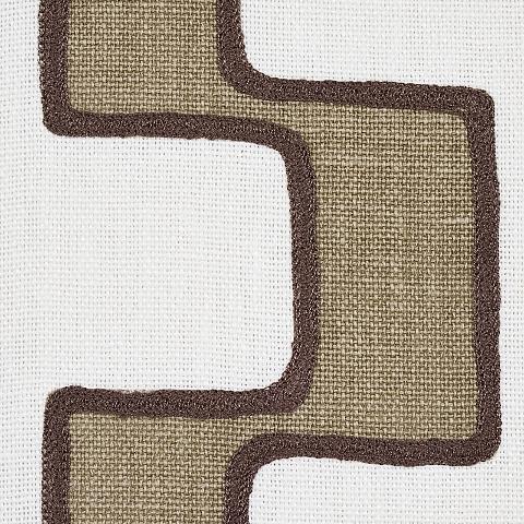 Dixon Embroidered Print Linen