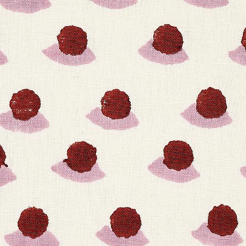 Berry Hand Block Print