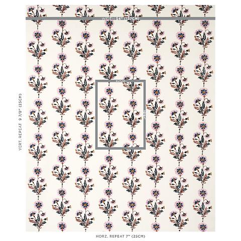 Dianthus Hand Block Print