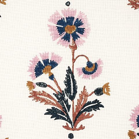 Dianthus Hand Block Print