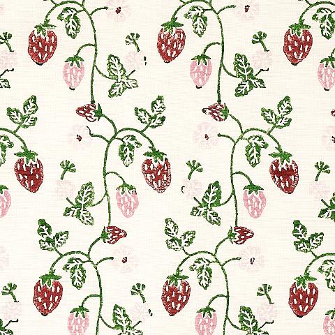 STRAWBERRY HAND BLOCK PRINT