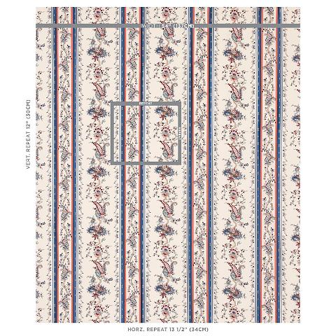 Elena Paisley Stripe