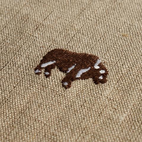 Buffalo Embroidered Linen