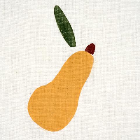 Pears Hand Block Print