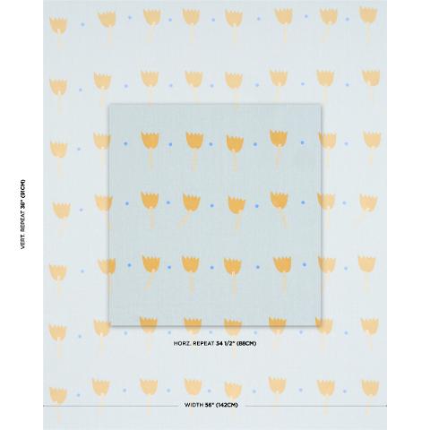 Tulip Play Hand Block Print