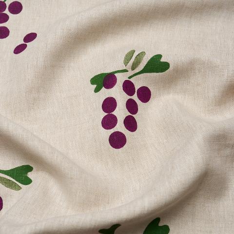 Grapes Hand Block Print