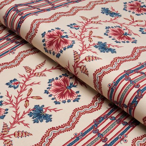 Parvati Floral Stripe