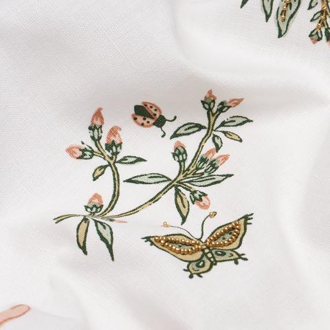 Jeter Des Fleurs Beaded Print